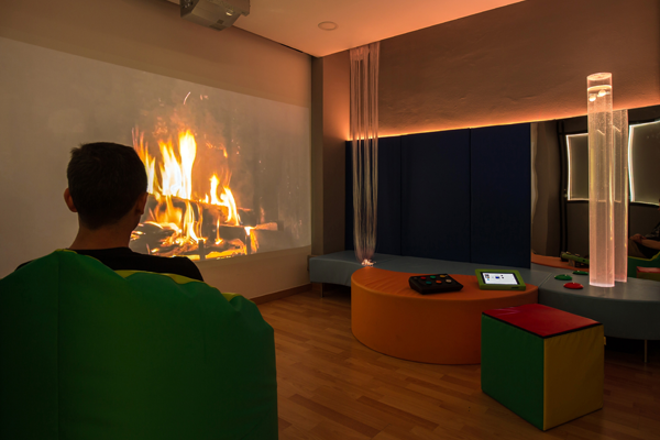 salle multi-sensorielle interactive