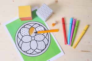 kit pour activité coloriage par les dés - Blog Hop La Vie