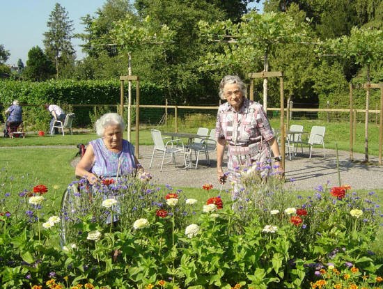 Un jardin thérapeutique pour patients atteints d'alzheimer à Strasbourg